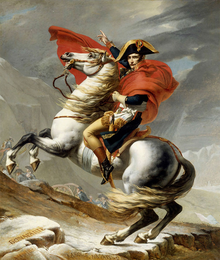 Наполеон на Святом Бернарде