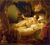 Даная. Картина Рембрандта