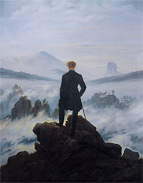 Странник над морем тумана. Картина - символ романтизма